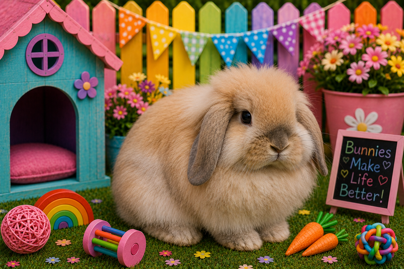 American Fuzzy Lop rabbit breed